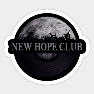 New Hope Club moon vinyl Sticker